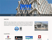 Tablet Screenshot of inred.cl